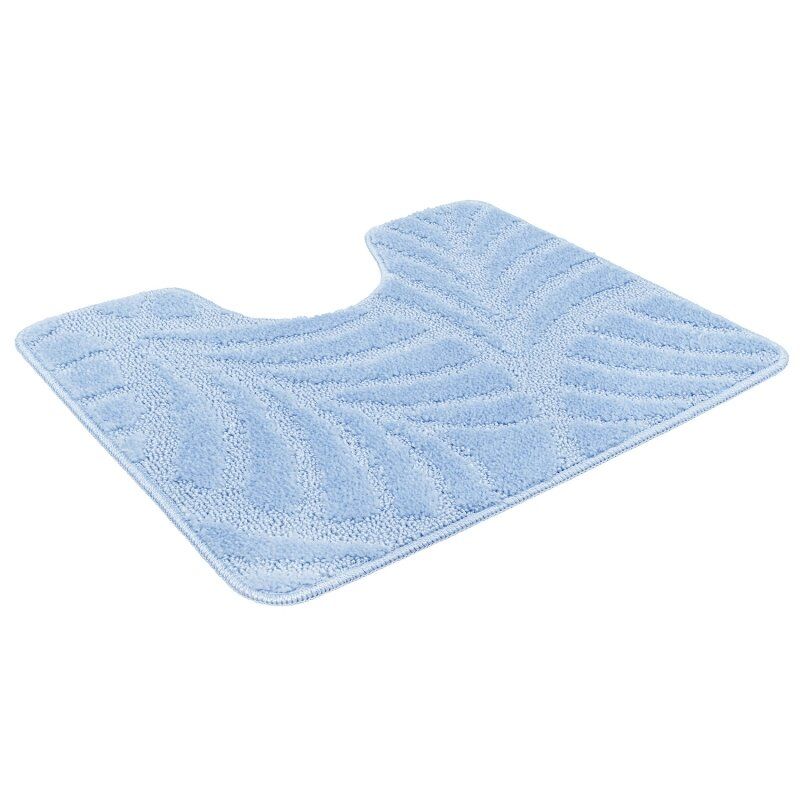 Коврик д/туалета SH АКТИВ icarpet 50*60 голубой 890696/890719 (с вырезом) Ш