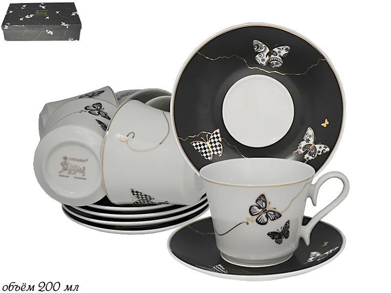 Чайный сервиз 133-098 12пр. Butterfly (подар. уп.)