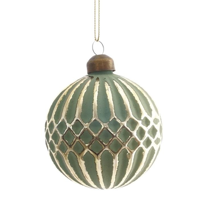 Шар новогодний d8см. 805624 (стекло) Р