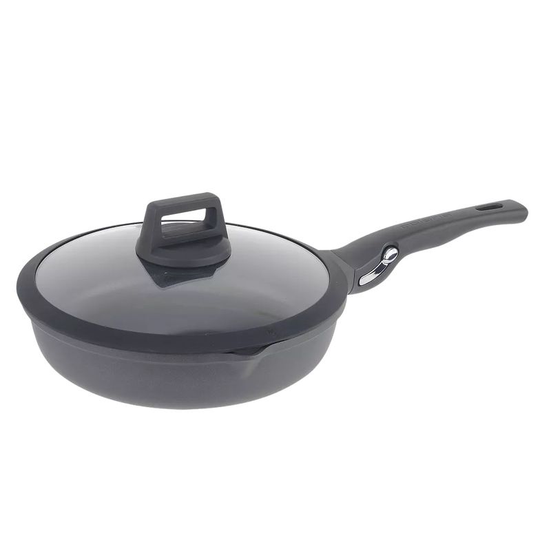 Сковорода Calido-28FP d28см. ст/крышка съемн. ручка (а/пр. покр.лит.ал.) POLARIS