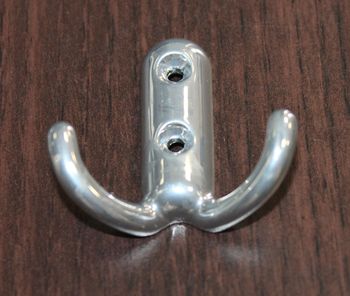 Крючок-вешалка №14 полимер.хром. эффект. Кунгур