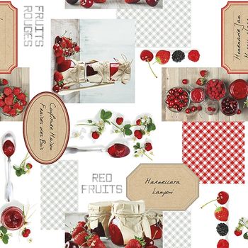 Клеенка PHOTOPRINT 734 Фрукты-ягоды (1,4*20м.) 6045