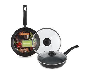 Сковорода К-У а/пр. RС-009 d240мм. ст/крышк. CONSUL