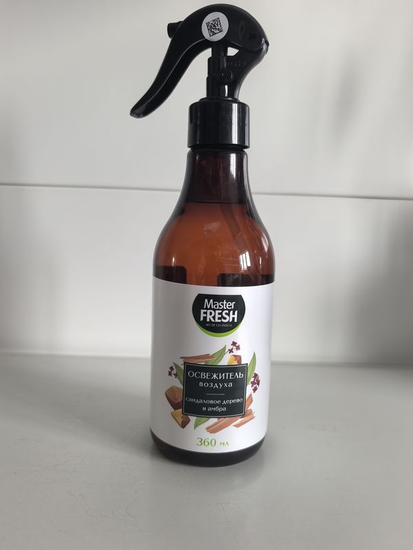 Освежитель воздуха Master FRESH аква "Сандаловое дерево и амбра" 360мл. 8328 (Арвитекс)