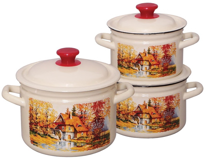 Набор "Старая мельница-1" (3к: 2,0/3,0/4,0л.) Керчь