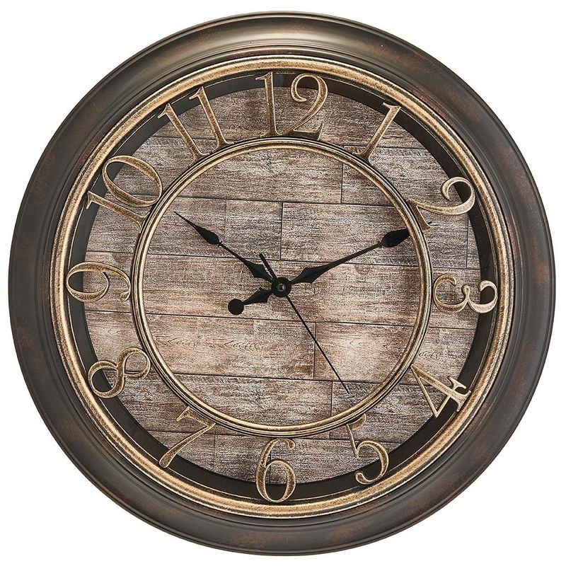 Часы настенные DT11-008 (40,0*40,0*4,5см.) Дел.