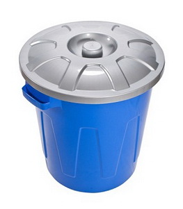 Бак пл.  58л. "Гроссо" с крышк. С331 Мар.