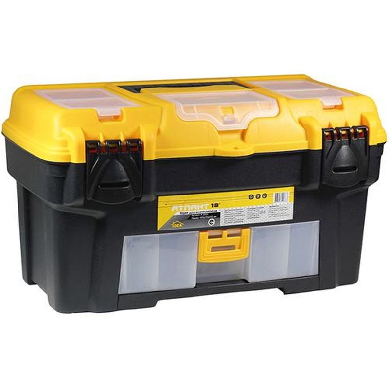 Ящик д/инструментов АТЛАНТ-18 КН2924 с консолью и секциями