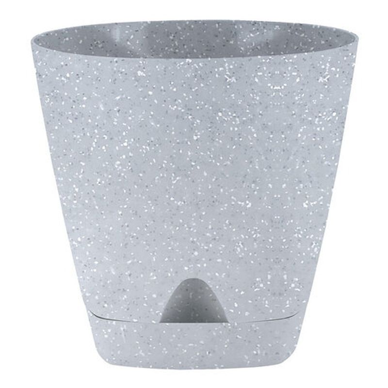 Горшок д/цв. "InGreen Amsterdam" 1,35л. d140мм. ПЦ6299СК прикорн.полив (Светлый камень)