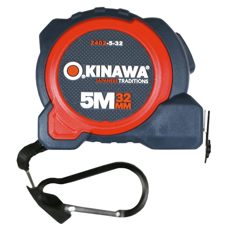 Рулетка  5,0м.*32мм. 2402-5-32 (двустор. полотно) OKINAWA SHORT ЦИ