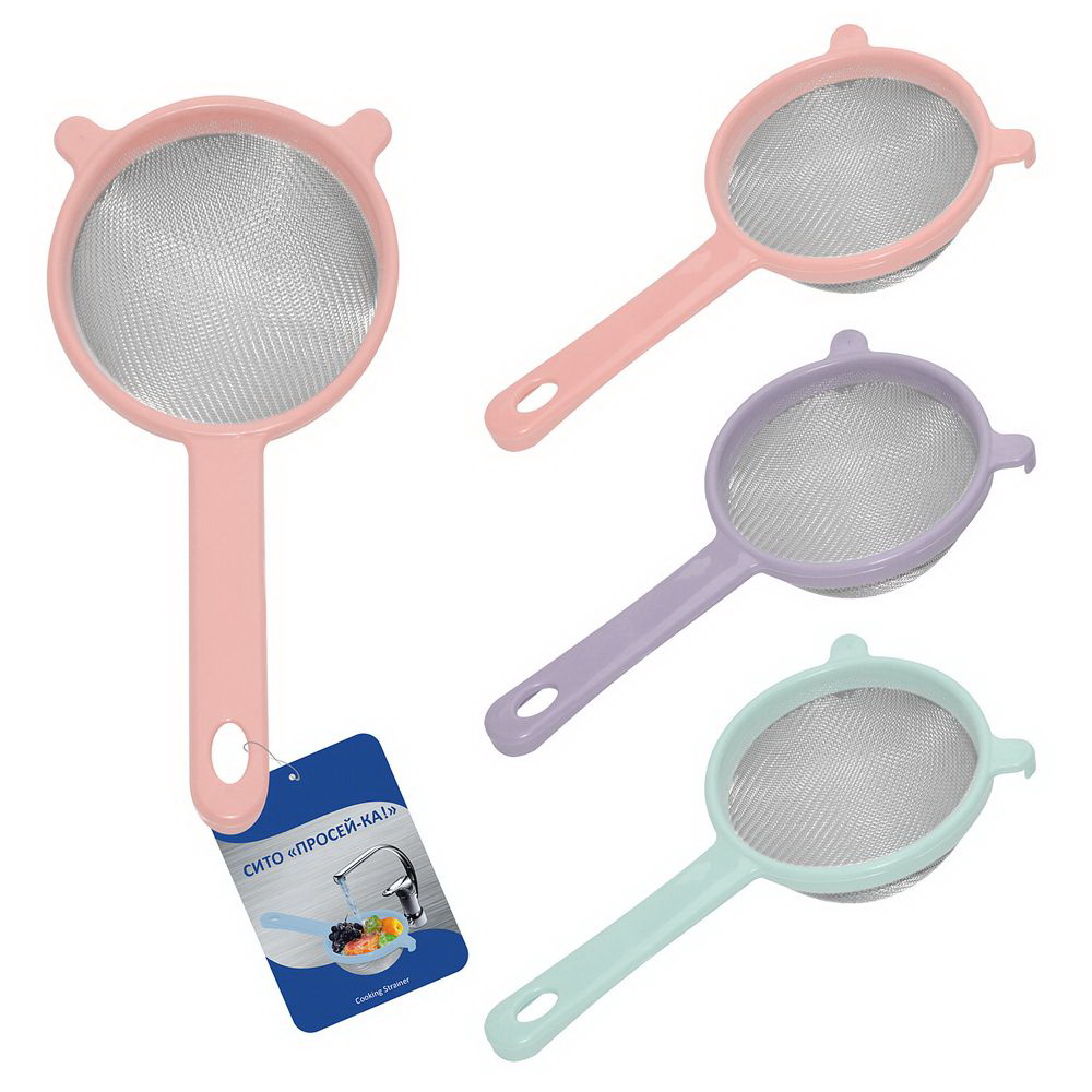 Сито "Просей-ка!" 10см. MS11-106 (пластик+ал.) Мд