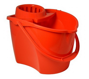 Ведро 12л. пл. "Престо" овал. со сливом и отжим. С646 Мар.