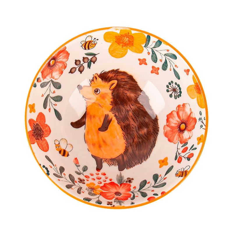 Салатник 0860412 "Kawaii Forest.Hedgehog" 800мл d=16см ЕНС