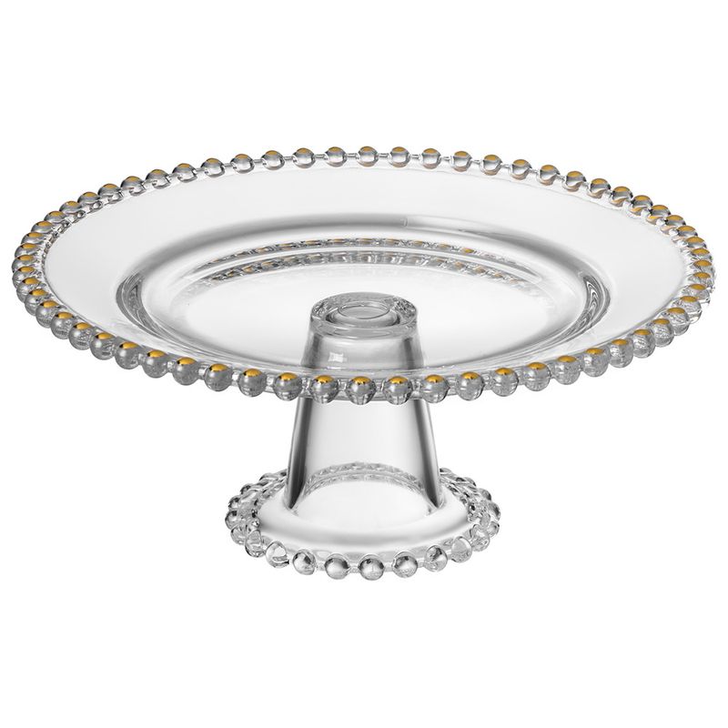 Блюдо 345-503 "GOLDEN CHARM" на ножке (20*8см.) ВД