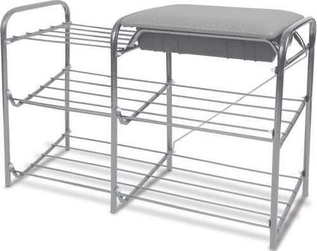 Этажерка д/обуви 3ярусн. ЭТП1/ЭТП1-1 с мягк. сиденьем и ящиком Иж.