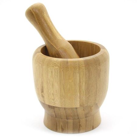 Ступка и пестик 10*10см. №1 КТ-СП-01 (бамбук)