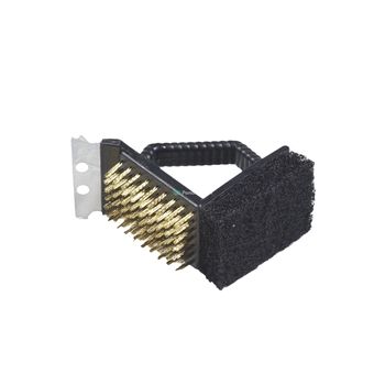 Щетка д/гриля + скребок (21,5*36,5*28,5см.) 9019 Л