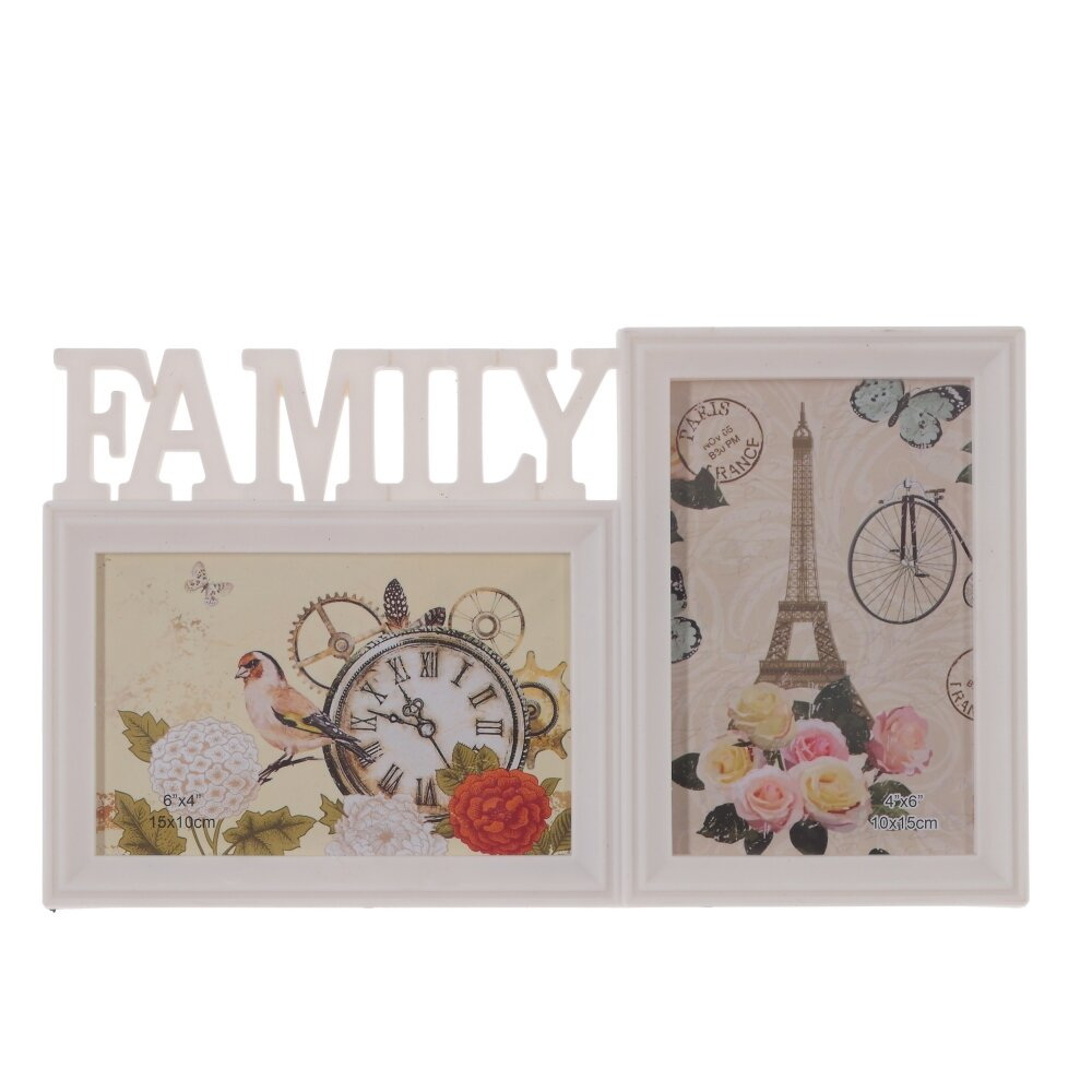 Фотоколлаж 804905 на 2 фото (30*17,5см )настольный Р.