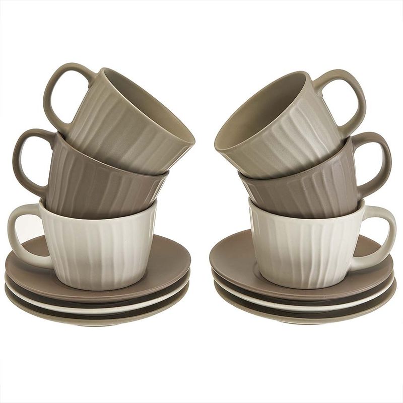 Чайный сервиз Ф11-062Р/6 "Granite" (12пр.)  Дел.