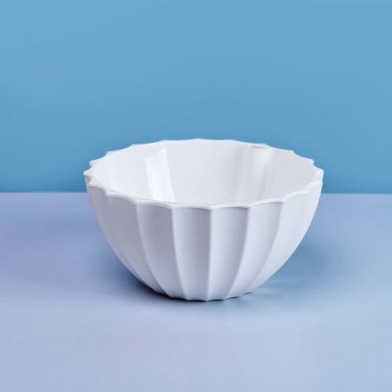 Кашпо РАКУШКА 2,4л. со вставкой 1324 (белый) ДП