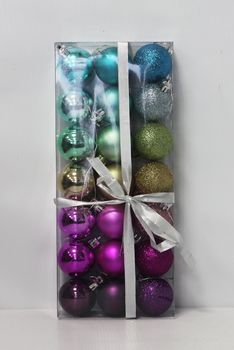 Шары "Палитра" (набор 21шт.) d4см. 001333 (мат. глянц.блеск) Скр.