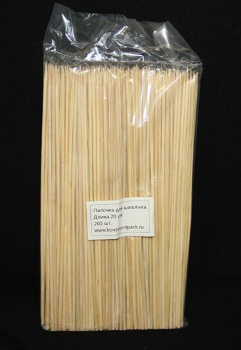 Шампур д/шашлыка 30см. (100шт.) 10-3028/10-3564 бамбук OPTILINE