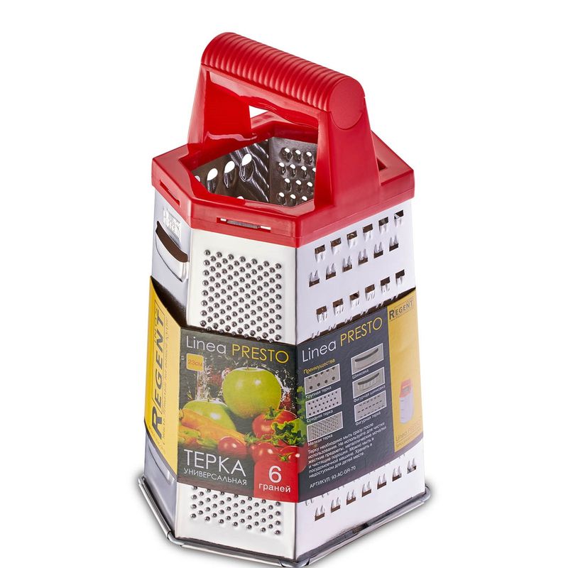 Терка 93-AC-GR-70 (6-ти гранная, 23см. ) PRESTO