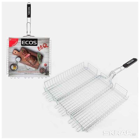 Решетка барбекю ECOS RD-103-1C/103-1D 999608/666613 (400*350*50мм.) СКР Решетка барбекю ECOS RD-103-1C/103-1D 999608/666613 (400*350*50мм.) СКР