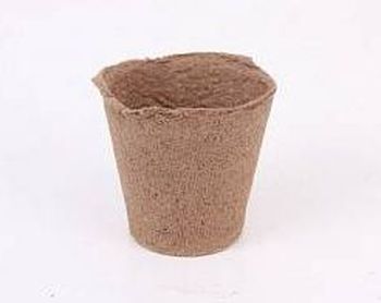 Горшочек торфяной 0,1л. (60*60мм.) кругл. (набор 20шт.)