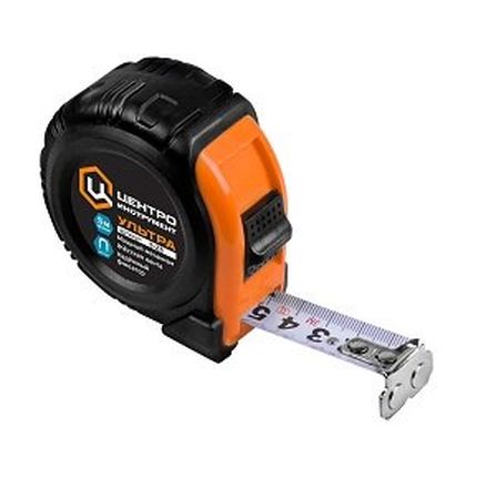 Рулетка  7,5м.*25мм. "УЛЬТРА" каучук с фиксатором магнитная ЦИ