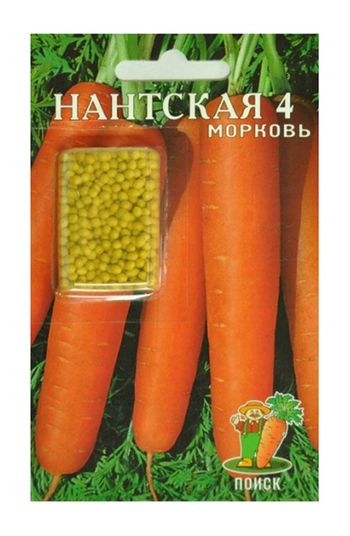 Морковь НАНТСКАЯ 4 (драже) 300шт. (Поиск)