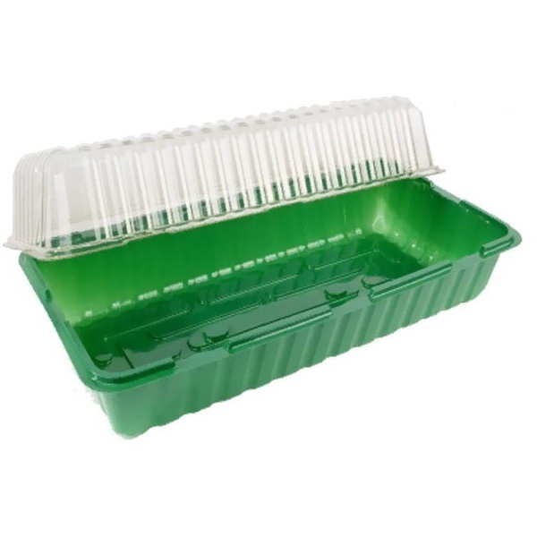 Парник на подоконник 3-х местный б/вставок (440*220*65мм) 300шт./уп.