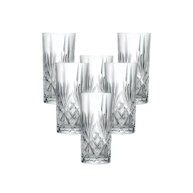 Набор стаканов Melodia 28333 360мл. (6шт.) д/воды RCR