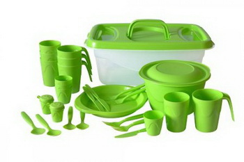 Набор посуды д/пикника "Чезаре" (на 4 персоны) С68 Мар.