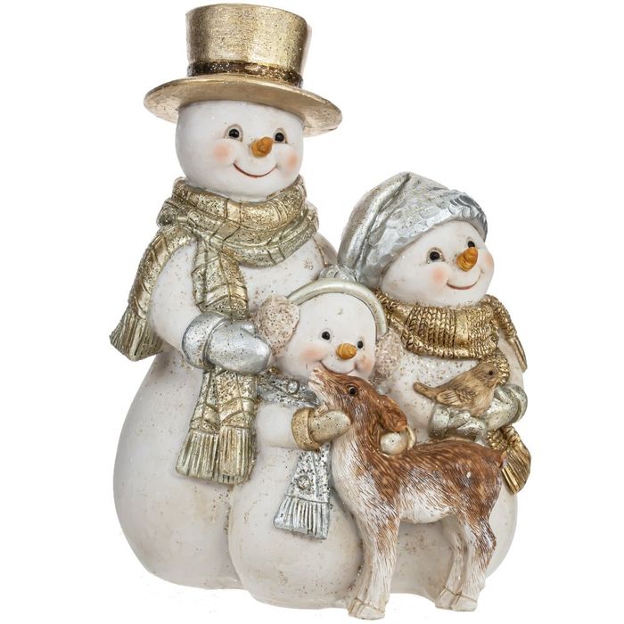 Фигурка "Снеговики" 791667 (12*9*16,5см) Фигурка "Снеговики" 791667 (12*9*16,5см)