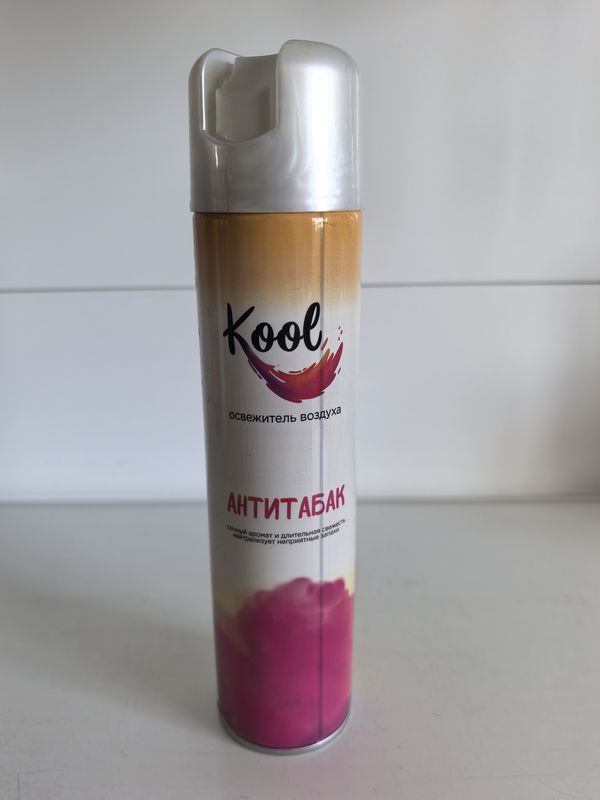 Освежитель воздуха KOOL "Антитабак" 300мл. Ника