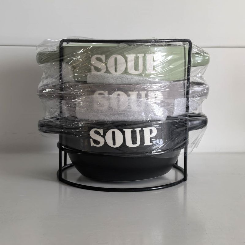 Набор салатников "Домашняя кухня" 001534 3шт*500мл. BR613/GY5245 КС