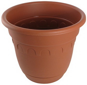 Горшок д/цв. "Колывань"  6,7л. d260мм. (терракот) с подд. С95Т Мар.