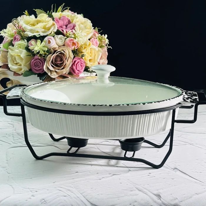 Мармит 142-106 овал. 37*26*12см. (подар.уп.)