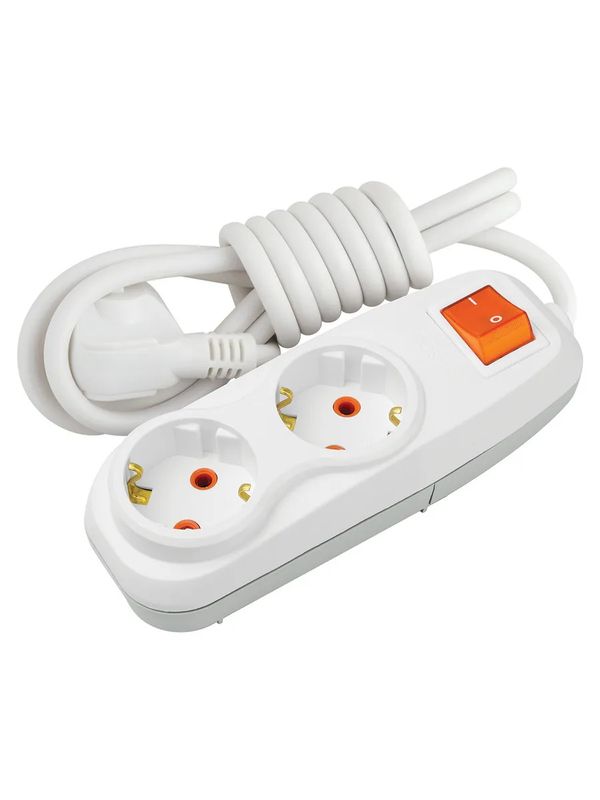 Удлинитель  5м. 2роз. ПВС 3*0,75 Премиум с кнопкой (с заземл.) Смоленск