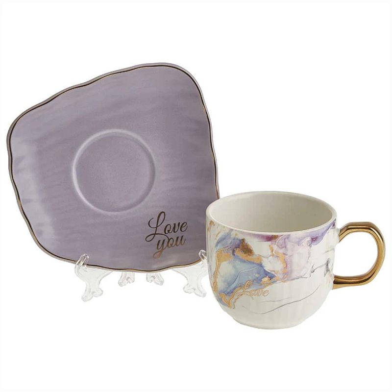Чайный сервиз МБ013Р/4 "Love you" (8пр.) Дел.