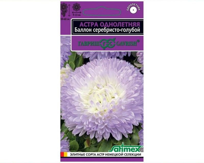 Астра БАЛЛОН серебристо-голубой (густомахровая) 0,05гр. (Гавриш)