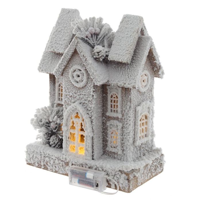 Фигурка "Домик" 824878 с подсветкой (24*13*31см.)