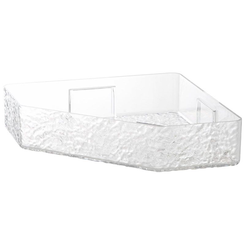 Полка подвесная угловая ICE 111517 (23*23*5,2см.) Скр.