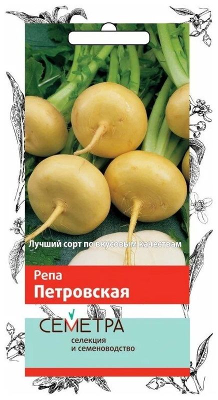 Репа ПЕТРОВСКАЯ 1 1,0г. (Семетра) (Поиск)