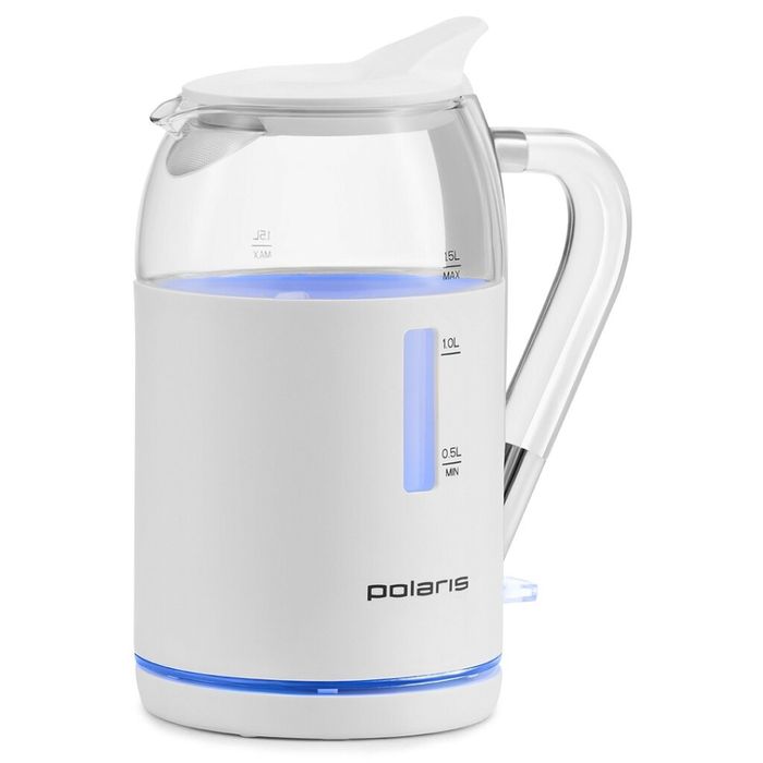 Чайник эл. POLARIS PWK 1563CGL 1,85кВт. 1,5л. Water Way Pro (диск. стекло, двойные стенки) Чайник эл. POLARIS PWK 1563CGL 1,85кВт. 1,5л. Water Way Pro (диск. стекло, двойные стенки)