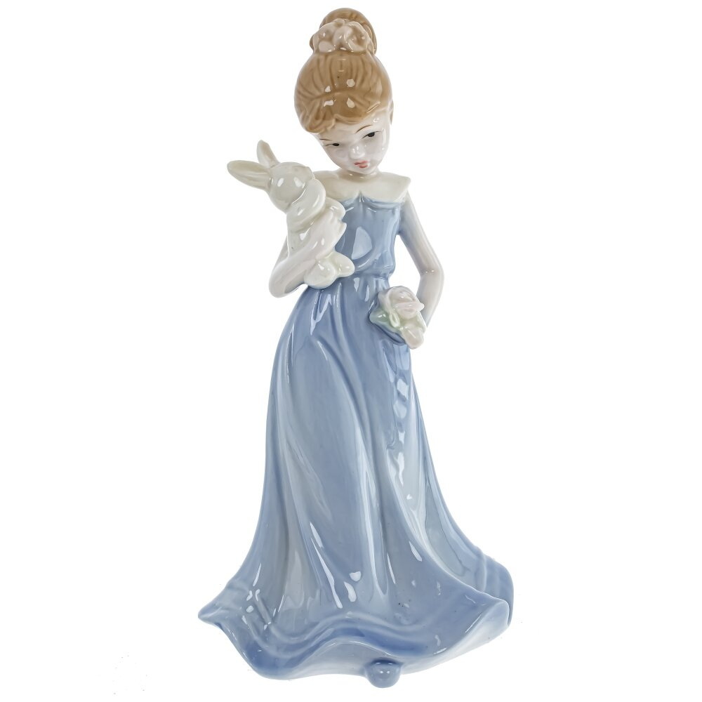 Фигурка "Девочка с кроликом" 804805 (h=16см)