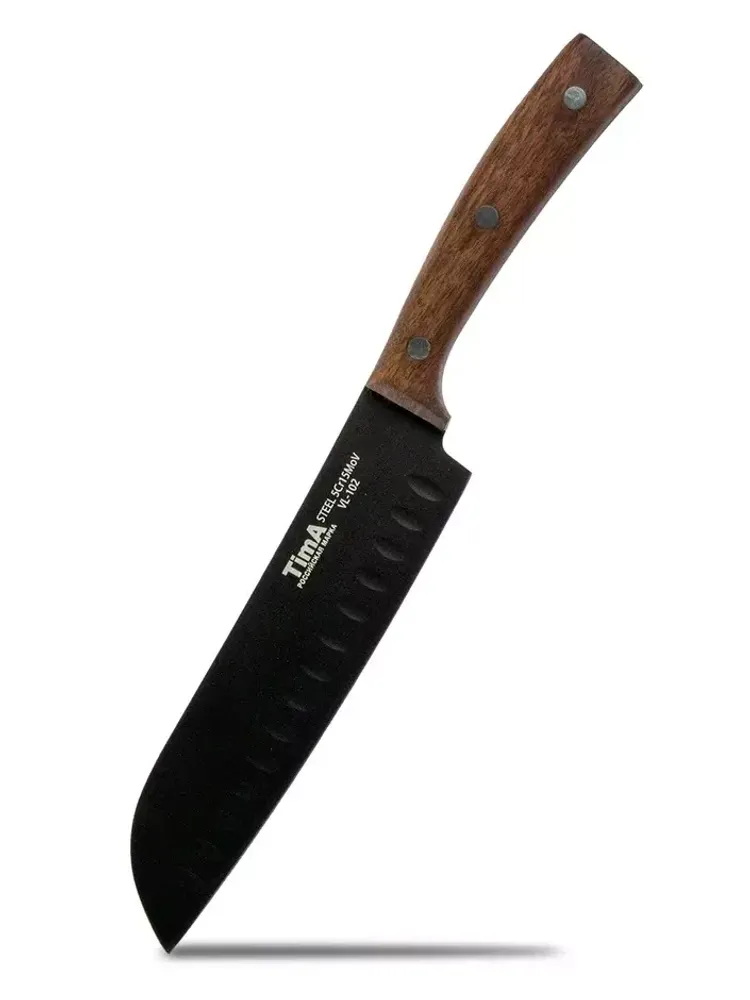 Нож VL-102 сантоку, 178мм. VILLAGE (Т)