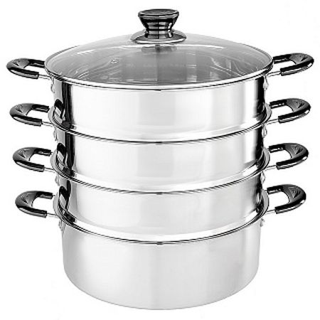 Мантоварка-пароварка Webber BE-083 D26см  4 уровня Дел.