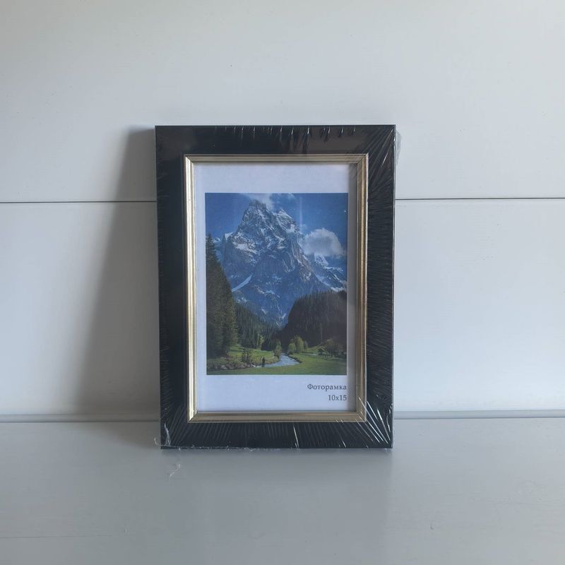Фоторамка 2014-black 10*15см. "Плаза" черный